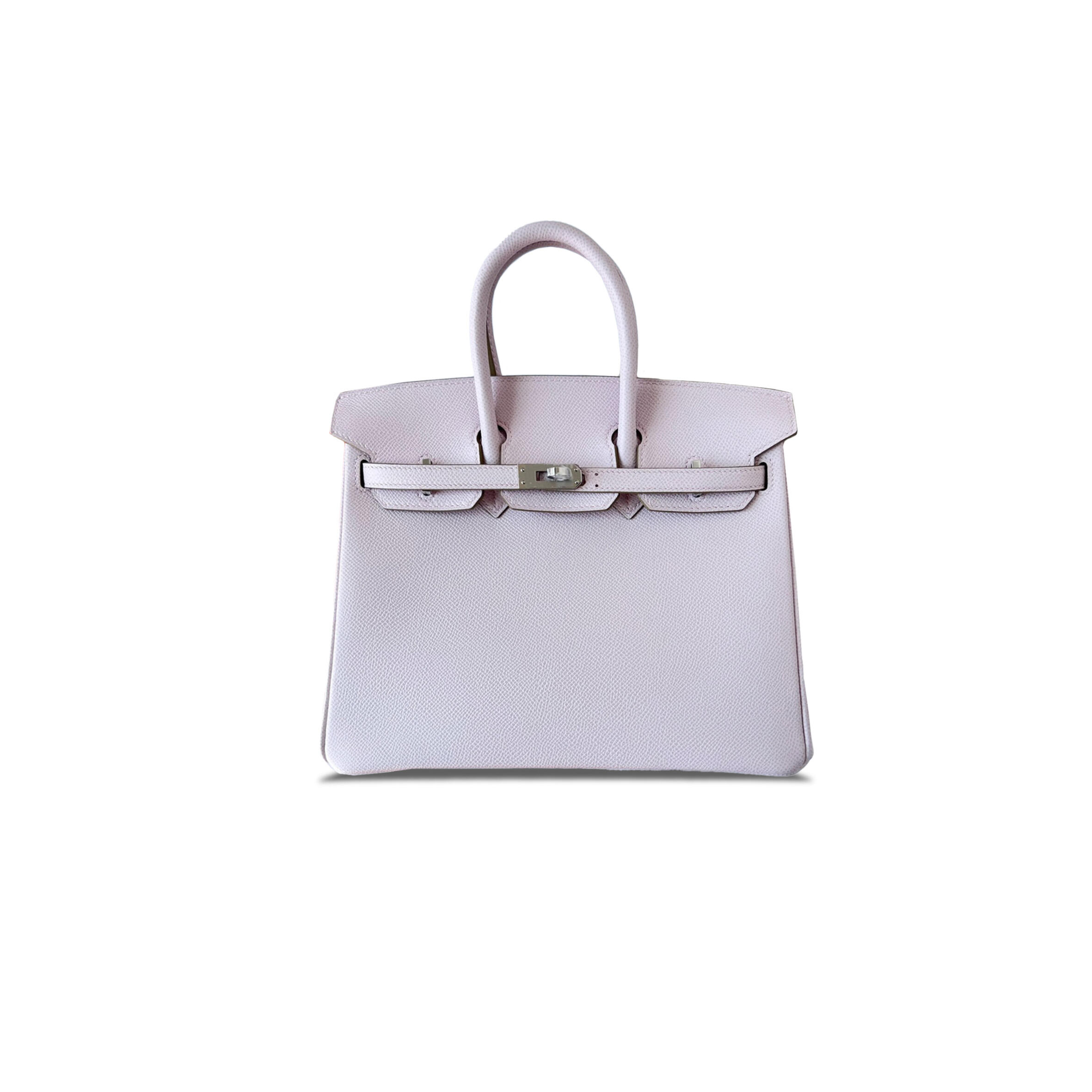 H**me5 BIRKIN 25 EPSOM FANTASY PURPLE AND SILVER BUCKLE H028369CK02 (25*20*13cm) Master Quality